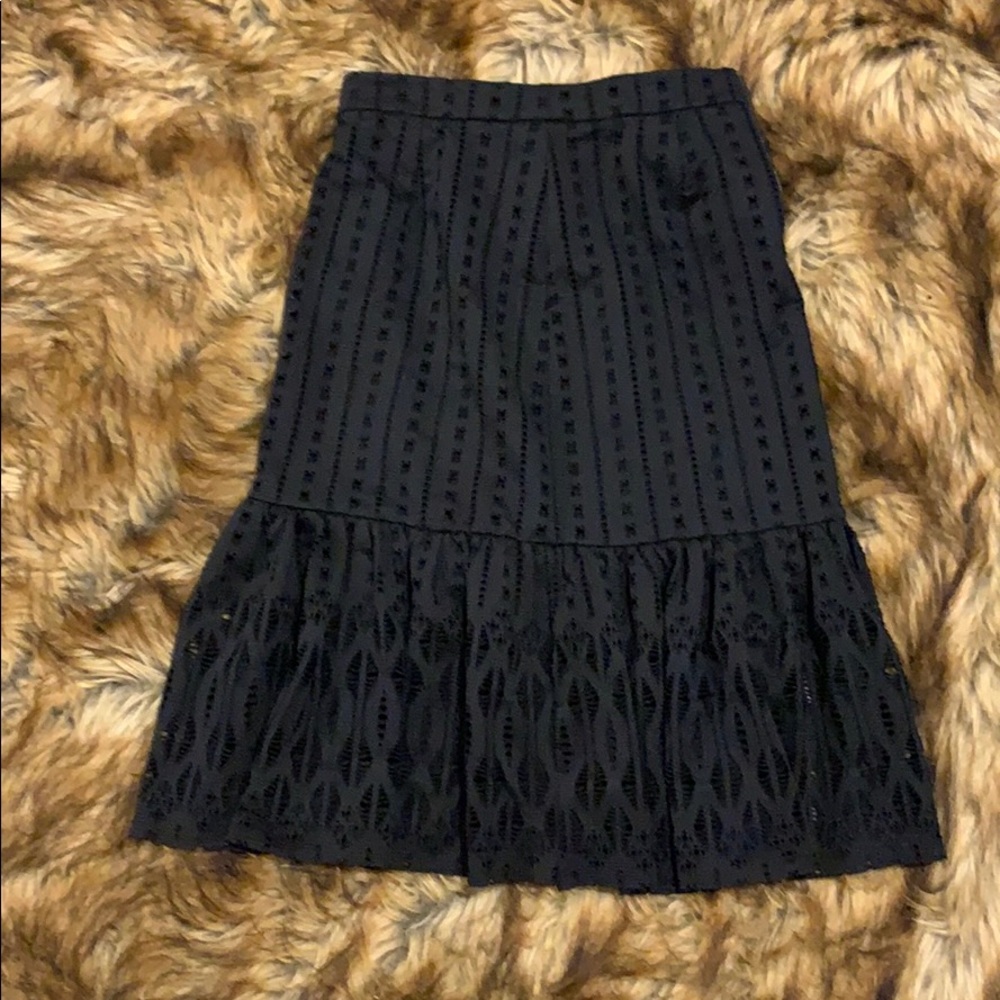 Anthropologie midi skirt